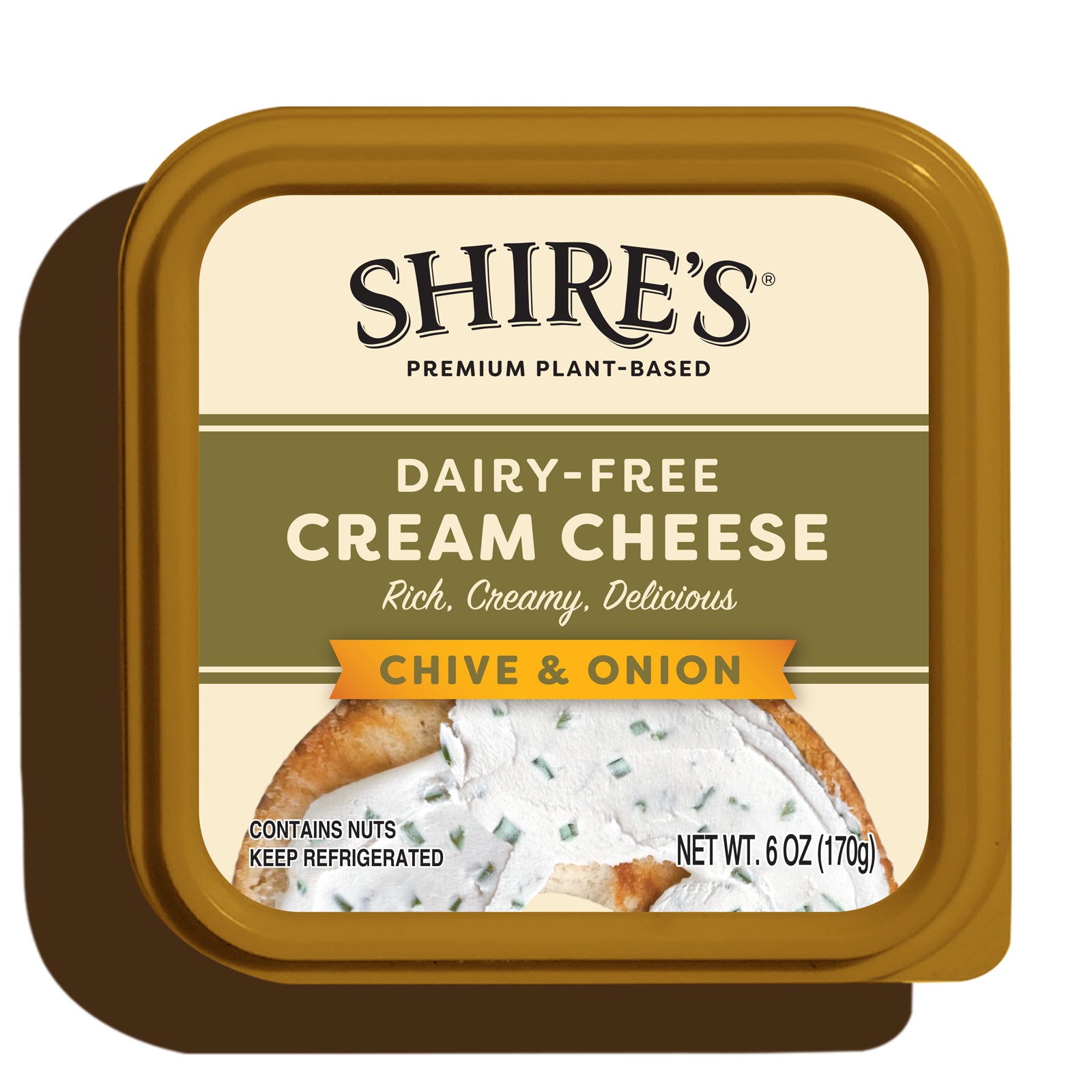 Shires Naturals - Plant Based, Dairy Free Chive Cream Cheese – Shire's