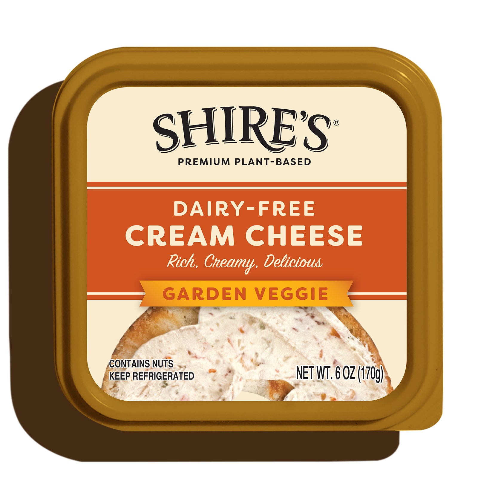 New England Style Cream Cheese Garden Veggie