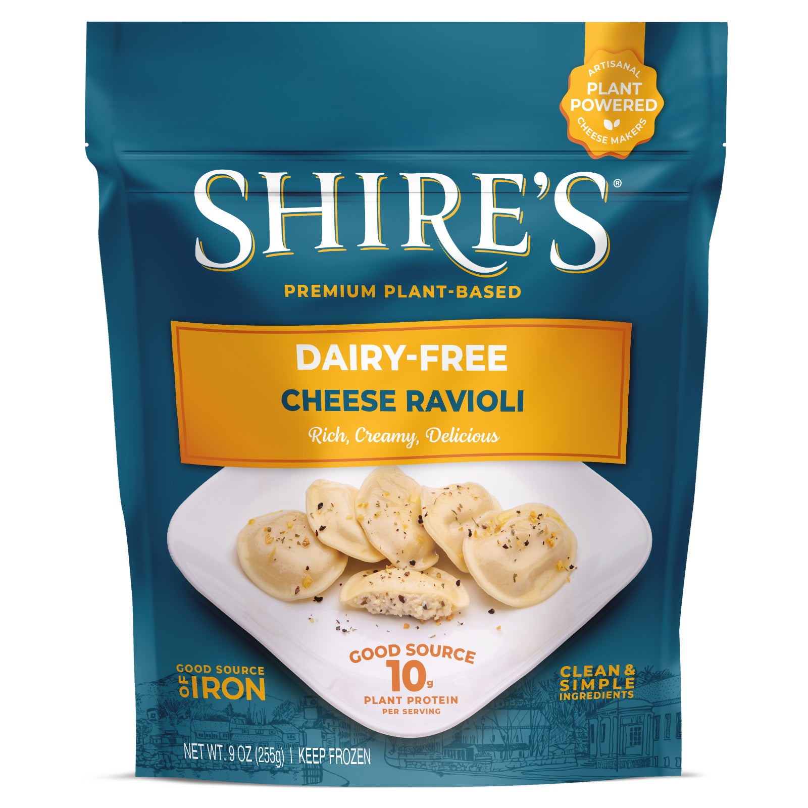 Dairy Free & Plant Based Cheese Ravioli